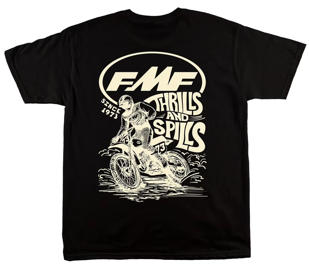 Weißes LEAN IN FMF Racing Off  – Streetwear Brand Tees Bewertung und Preis