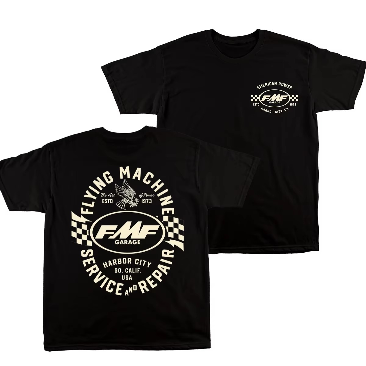 Schwarzes FMF Vintage Dirt Bik – Streetwear Brand Vintage Bewertung und Preis
