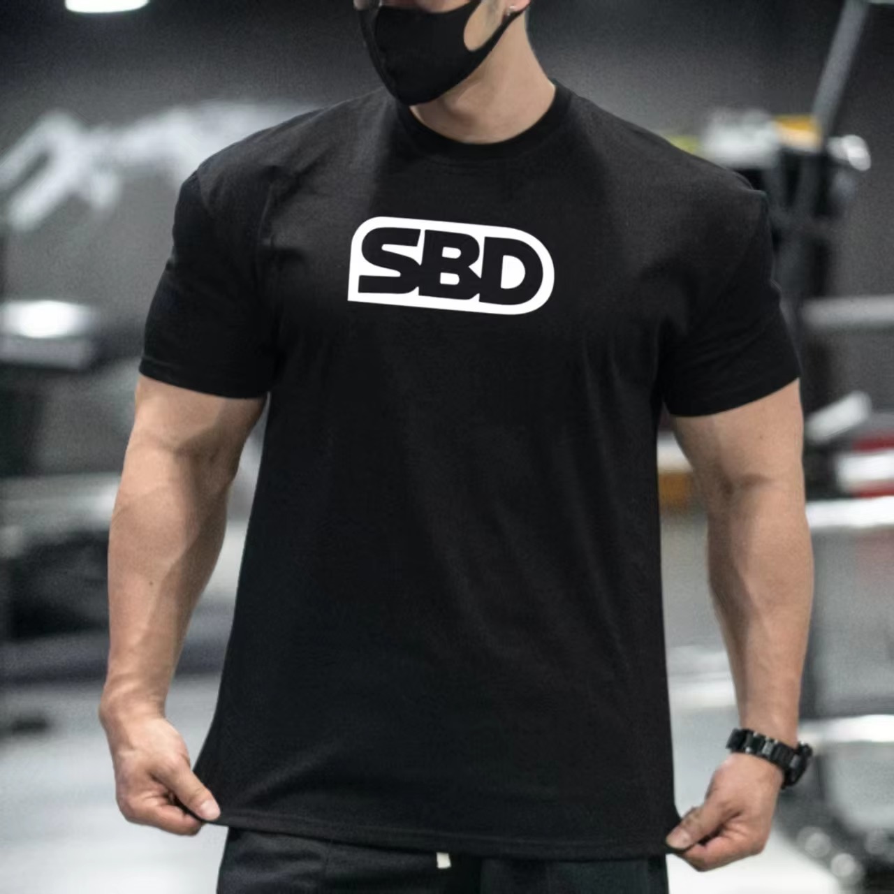 SBD Powerlifting-Trainings-T-S – Streetwear Brand Red Logo Bewertung und Preis