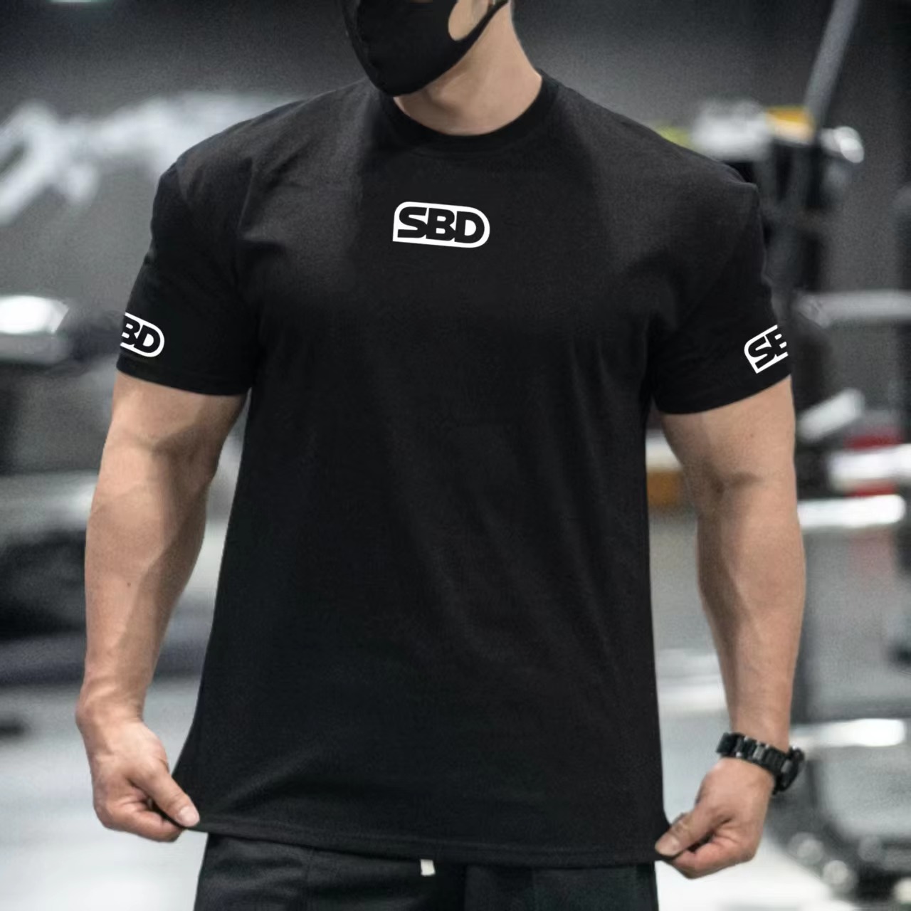 SBD Powerlifting-Trainings-T-S – Streetwear Brand Red Logo Bewertung und Preis