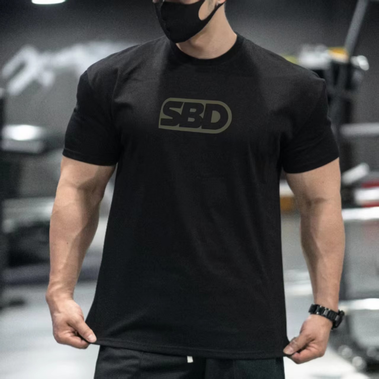 SBD Powerlifting-Trainings-T-S – Streetwear Brand Red Logo Bewertung und Preis
